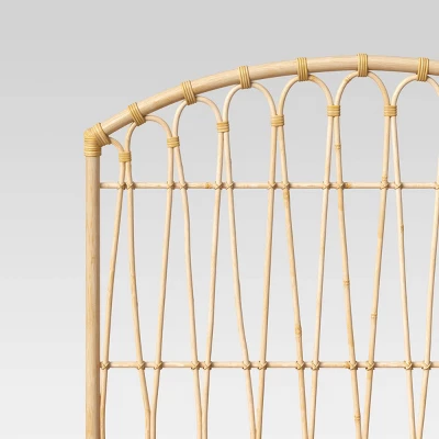 Twin Rattan Kids' Bed Natural - Pillowfort™ - Image 2