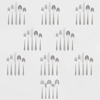 45pc Harrington Flatware Set Silver - Threshold™ - Image 3