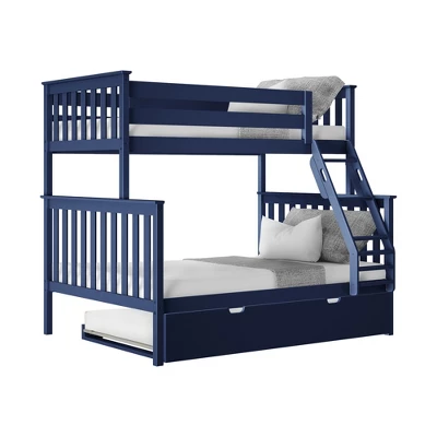 Max & Lily Twin Over Full Bunk Bed With Trundle Bed - Image 8