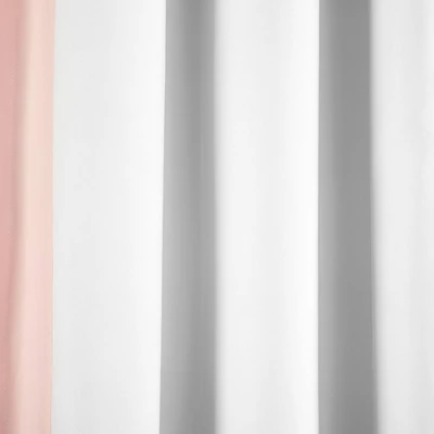 40"x84" Kids' Block Border 100% Lined Grommet Blackout Single Window Curtain Panel - Lush Décor - Image 2