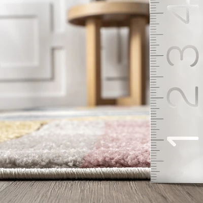 NuLOOM Jerri Double Half Rainbow Kids Area Rug - Image 2