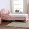 Twin Nemma Princess Crown Twin Bed Pink - Homes: Inside + Out