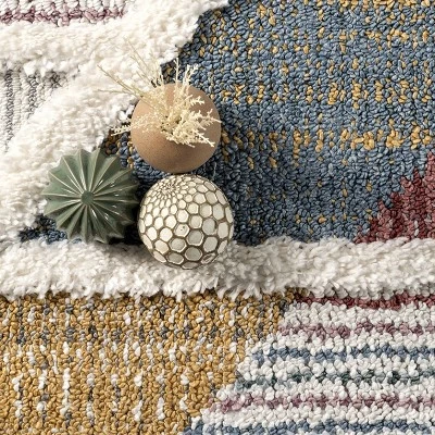 Gillian Mosaic High/Low Kids Tassel Area Rug - Image 5