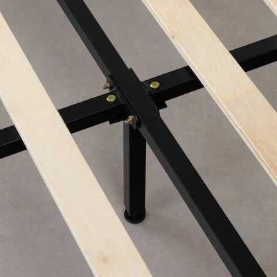 Dylane Upholstered Platform Bed And Headboard Pale Soft - South Shore - Image 3