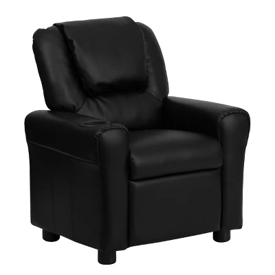 Flash Furniture Contemporary Kids Recliner With Cup Holder And Headrest - Image 17