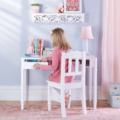 Guidecraft Kids' Dahlia Desk And Chair Set - Image 7