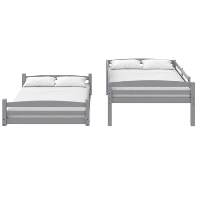 Full Over Full Alaina Floor Wood Bunk Bed - Room & Joy - Image 14