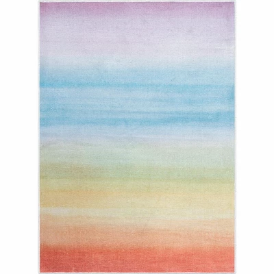Well Woven Sunrise Rainbow Apollo Kids Collection Multi Color Area Rug - Image 3
