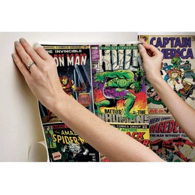 Marvel Comic Cover Peel And Stick Wall Mural - RoomMates - Image 3