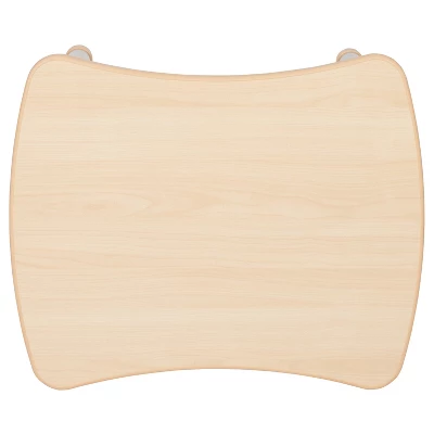 Flash Furniture 21.875"W X 26.625"L Rectangular Plastic Height Adjustable Activity Table Set With 4 Chairs - Image 4