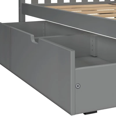 Max & Lily Full Over Full Bunk Bed With Storage Drawers - Image 3