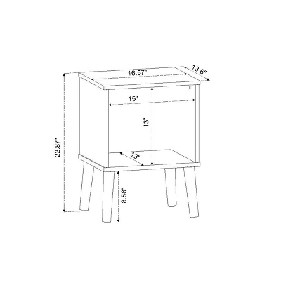 Modern Open Kids' Nightstand White - Pillowfort™ - Image 6