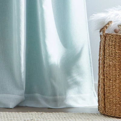 2pk 63" Cleo Poletop Curtains Lined Pale - Dream Factory - Image 4