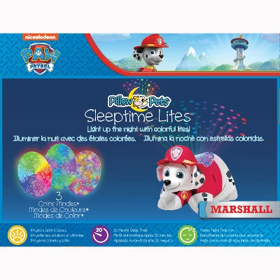 Nickelodeon PAW Patrol Marshall Sleeptime Lite Plush LED Nightlight - Pillow Pets - Image 4