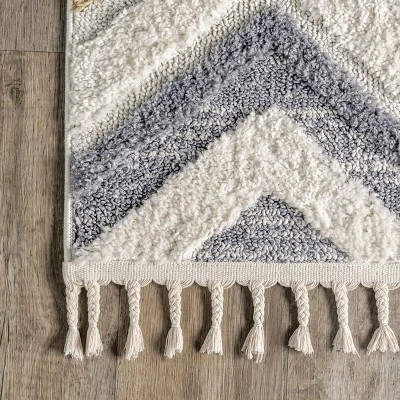 Kirsty Colorful Checkers Kids Tassel Area Rug - Image 4