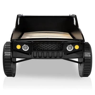 Twin Hemmer Speed Offroad Bed With Led Light Black - HOMES: Inside + Out - Image 9