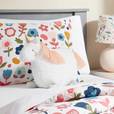 Unicorn Figural Kids' Pillow - Pillowfort™