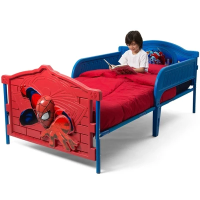 Twin Marvel Spider-Man Plastic 3D Bed - Delta Children - Image 3