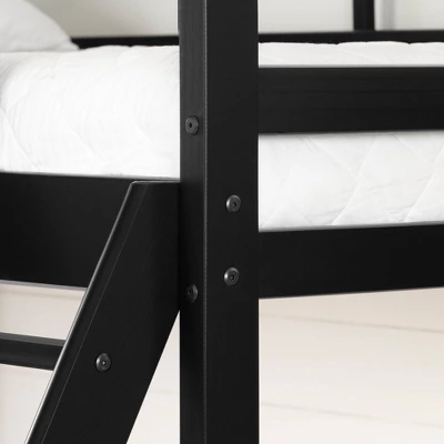 Induzy Solid Wood Bunk Beds Matte Black - South Shore - Image 3