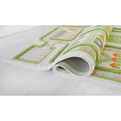 52.5"x71" Traffic Green 3D Play Rug - IVI - Image 11