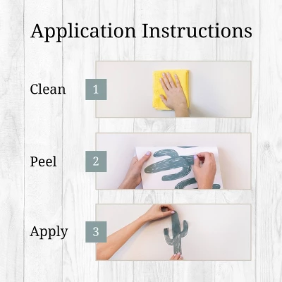 Cactus Wall Decor - Decalcomania - Image 6