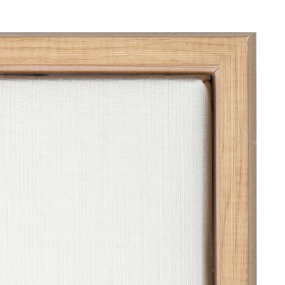 24" X 18" Giraffe Framed Canvas Art - Uniek - Image 2