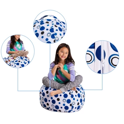 Stuffed Animal Storage Bean Bag Chair Cover For Kids' - Posh Creations - Image 3