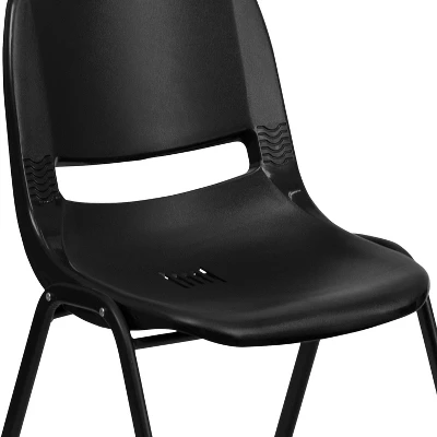 Flash Furniture HERCULES Series 440 Lb. Capacity Kid's Ergonomic Shell Stack Chair With 12" Seat Height - Image 7