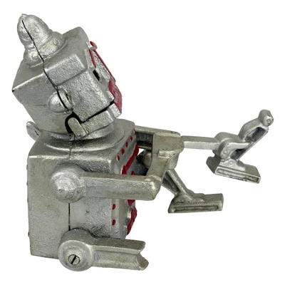 Design Toscano Robert The Robot Die-Cast Iron Mechanical Coin Bank - Image 2