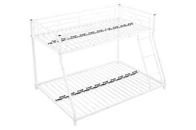 Twin Over Full Metal Bunk Bed With Ladder - ModernLuxe - Image 5