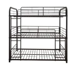 Full Cairo Triple Bunk Bed Sandy Black - Acme Furniture