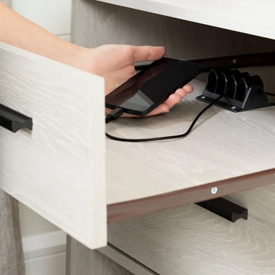 Fynn Nightstand With Cord Catcher - South Shore - Image 2