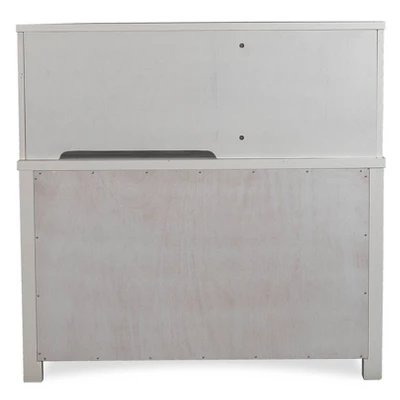Kids' Highlands Desk With Hutch White - Hillsdale Furniture - Image 3