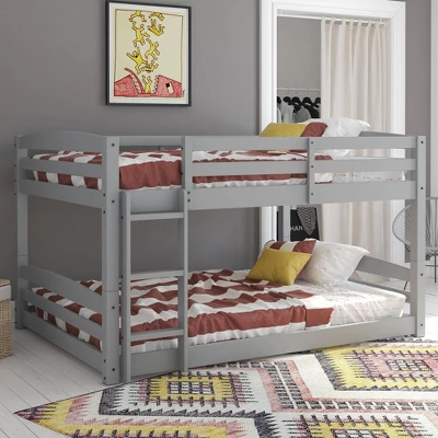 Full Over Full Alaina Floor Wood Bunk Bed - Room & Joy - Image 2