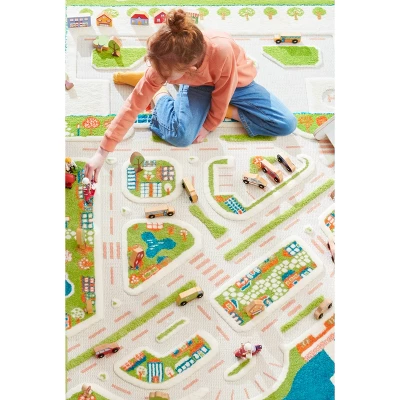 52.5"x71" Mini City 3D Play Rug - IVI - Image 12