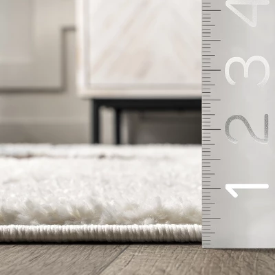 Zende Colorful Stones Kids Tassel Area Rug - Image 2