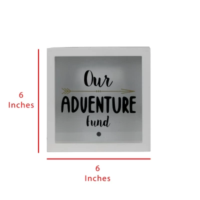 Adult Wooden Travel Themed Piggy Banks - Foreside Home & Garden - Image 4