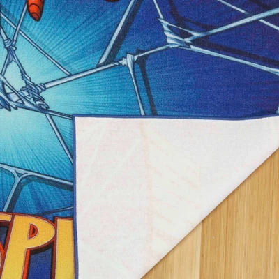 Marvel Spider-Man Web 54"x78" Area Rug Blue - Image 3