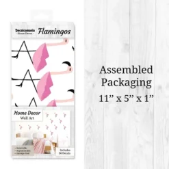 Flamingos Wall Decor - Decalcomania