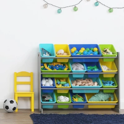Kids' Super-Size Toy Organizer Elements Collection Gray - Humble Crew - Image 5