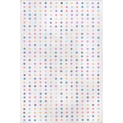 NuLOOM Larissa Machine Washable Kids Polka Dot Area Rug - Image 11