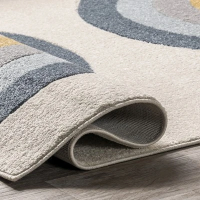 NuLOOM Jerri Double Half Rainbow Kids Area Rug - Image 3