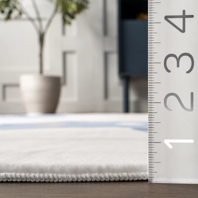 NuLOOM Ariella Giraffe Kids Machine Washable Area Rug - Image 2