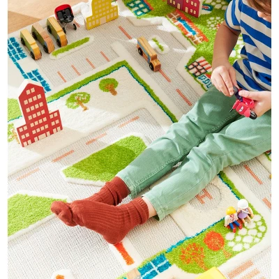 52.5"x71" Mini City 3D Play Rug - IVI - Image 15