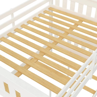 Full Over Full Petty Wood Bunk Bed With USB Port - Room & Joy - Image 11