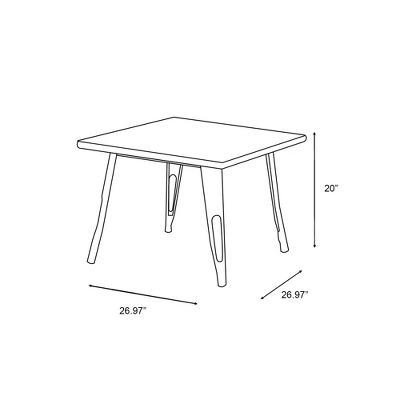 Harper & Hudson Kids' Metal Activity Table - ACEssentials - Image 10