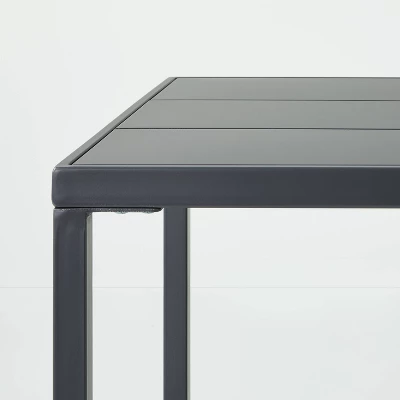 3pc Kids' Metal Outdoor Table Set - Dark Gray - Hearth & Hand™ With Magnolia - Image 4