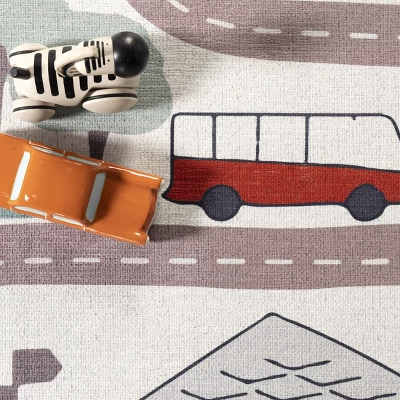 NuLOOM Chalea Kids Town Machine Washable Area Rug - Image 5