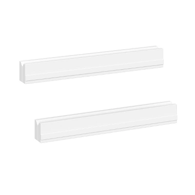 Kids' Desk With Ladder Shelf Storage And 2 Bonus Magnetic Art Display Bars White - RiverRidge Home - Image 4