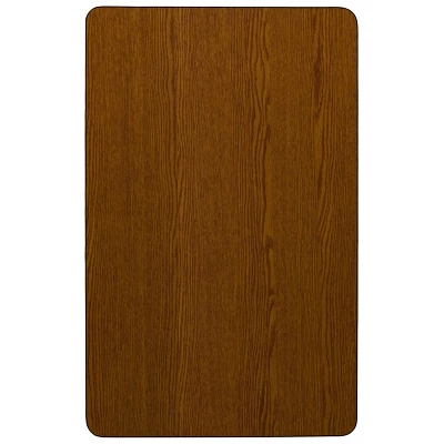 Flash Furniture 30''W X 48''L Rectangular HP Laminate Activity Table - Standard Height Adjustable Legs